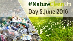 Logo #NatureCleanUp Day (Copyright CC0 1.0 Universell)