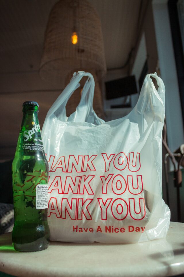 Plastiktütenverbot und Pfand für alle Einwegflaschen ab 01.01.2022. Photo by Griffin Wooldridge on Unsplash