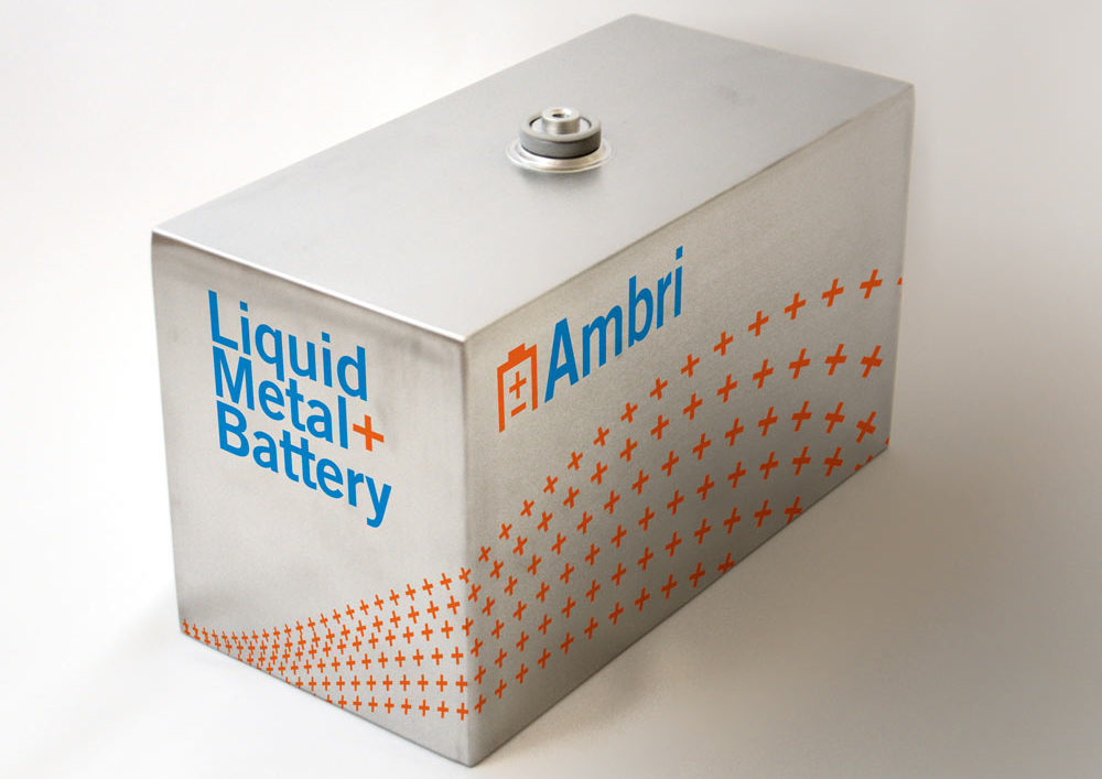 Ambri Speicherbatterien aus flüssigen Metall. Bild Ambri.