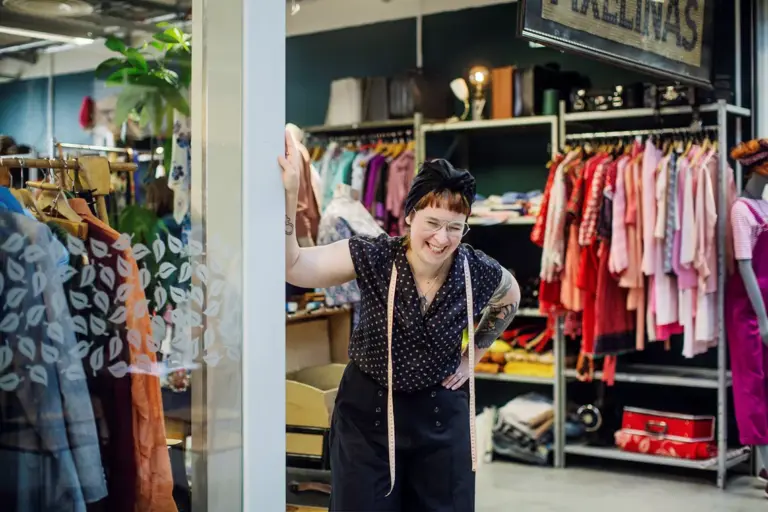 Der Ort, wo der Müll abgegeben und vorsortiert wird und danach zum Produktin Retuna wird. ©Lina Östling