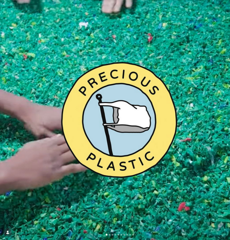 Precious Plastic recycled Plastik. Bild Precious Plastic